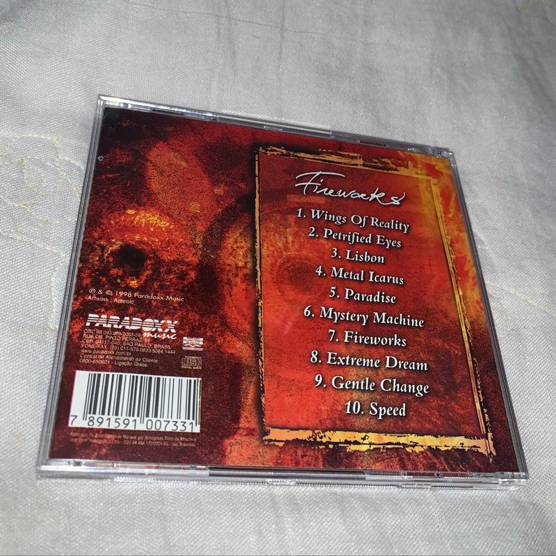【France盤】Angra / Fireworks CD Angra - Fireworks (Raro) - Comprar em Midwest Discos