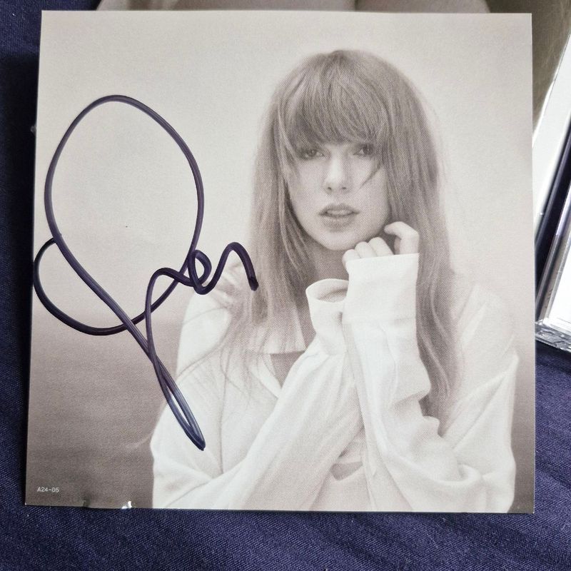 taylor swift TTPD直筆サイン入り CD Cd Autografado Taylor Swift Ttpd | Taylor Swift Nunca Usado