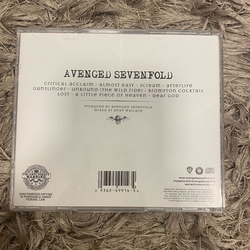 【希少】サイン付！AVENGED SEVENFOLD☆セルフタイトル アルバム Cd Avenged Sevenfold Self Titled | Avenged Sevenfold Nunca Usado