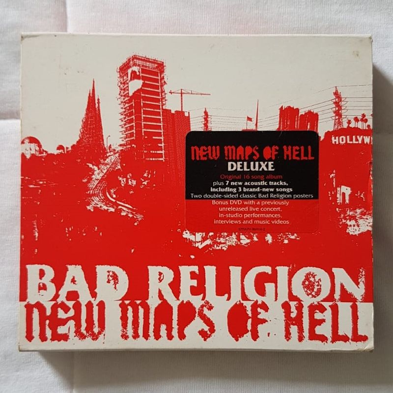 Bad religion+epitaph CD DVDセット Cd - Bad Religion - New Maps Of Hell - Edição Deluxe - Original e