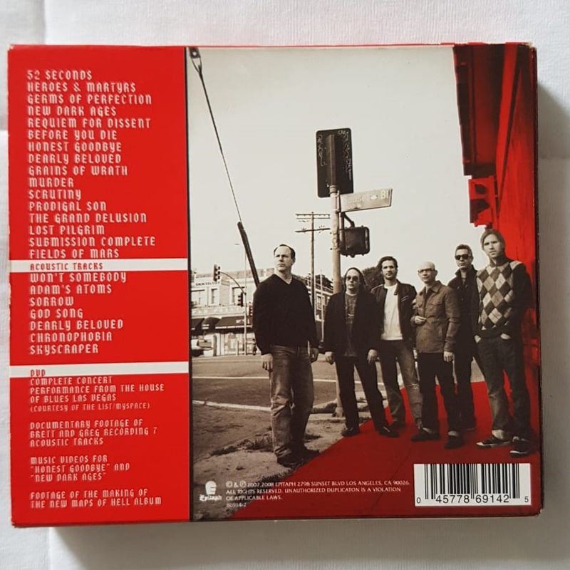 Bad religion+epitaph CD DVDセット Cd - Bad Religion - New Maps Of Hell - Edição Deluxe - Original e