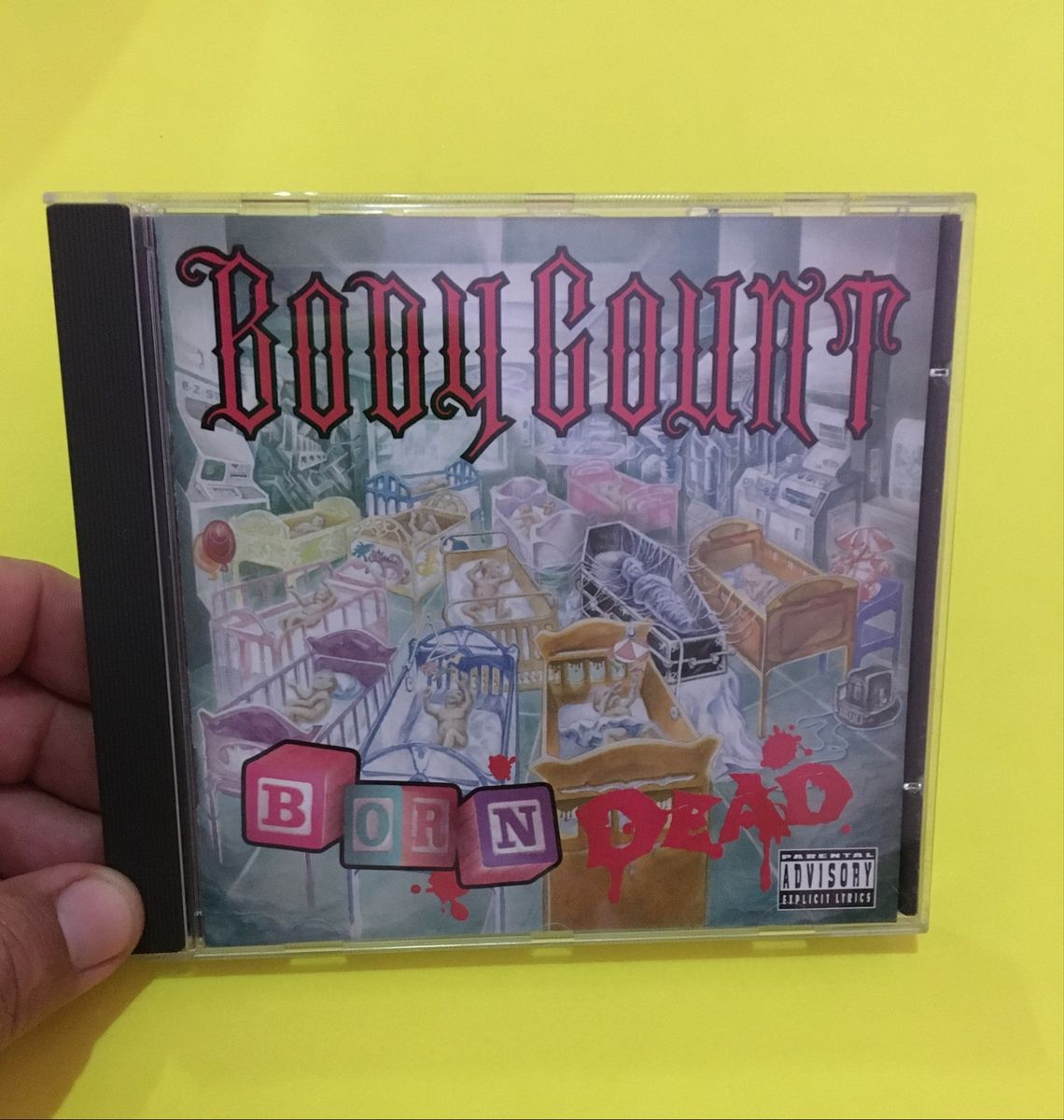 Cd Body Count Born Dead 1994 Importado Usa Item de Música Virgin