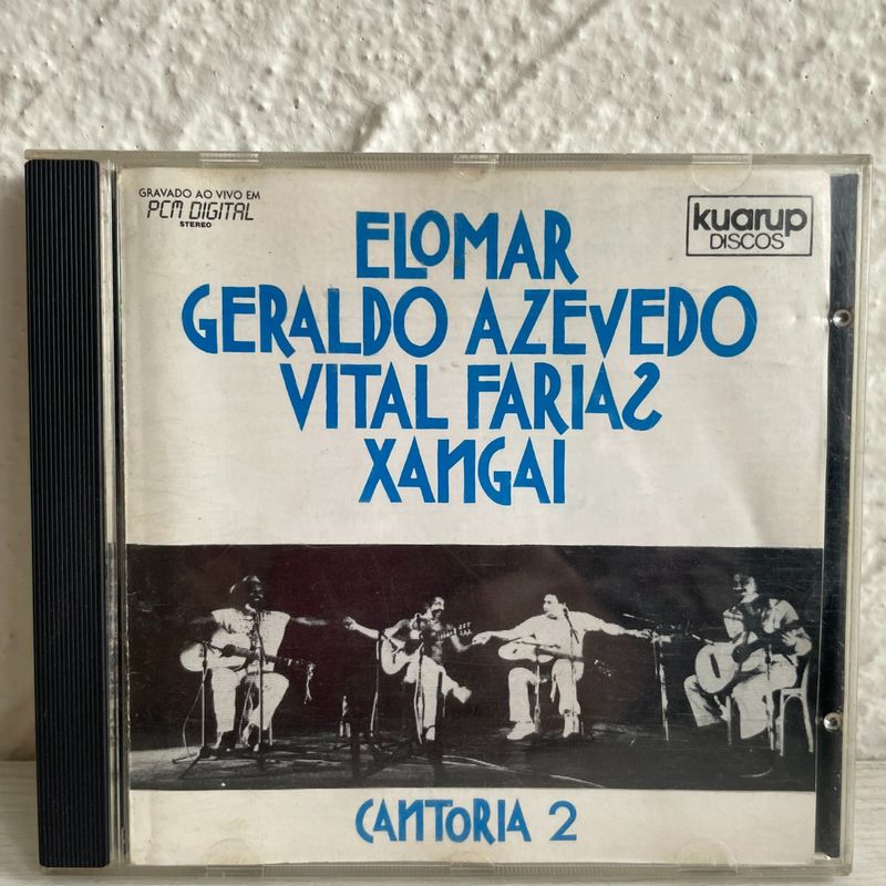 Cd Cantoria 2 - Elomar Geraldo Azevedo Vital Farias Xangai | Item