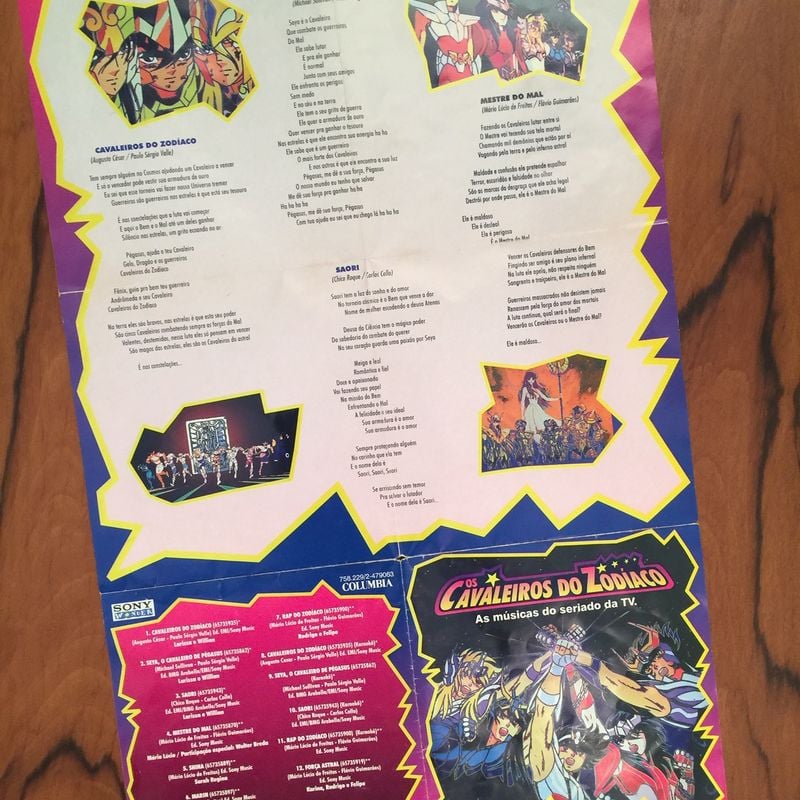 Cd Cavaleiros do Zodíaco Trilha Sonora Original Brasileira | Item