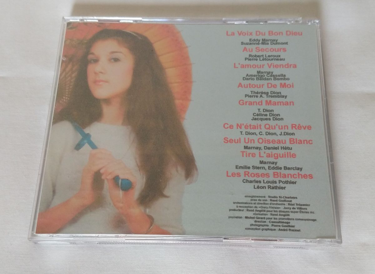 Cd Celine Dion La Voix Du Bon Dieu L'amour Viendra 1981 Item de