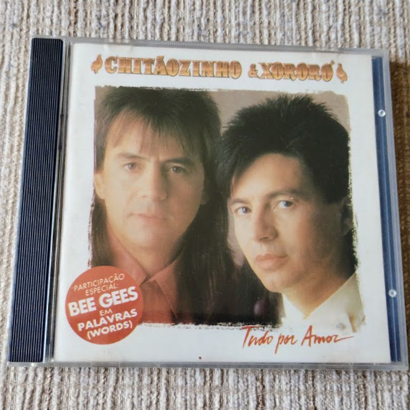 Cd Chitãozinho &Amp; Xororó Tudo por Amor 1993 Mpb Polygram