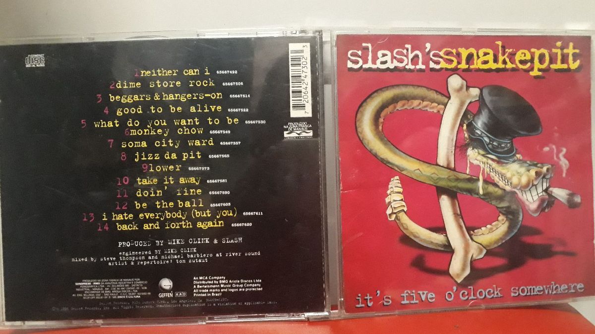 Cd do Slash Naked Item de Música Bmg Usado 65804988 enjoei