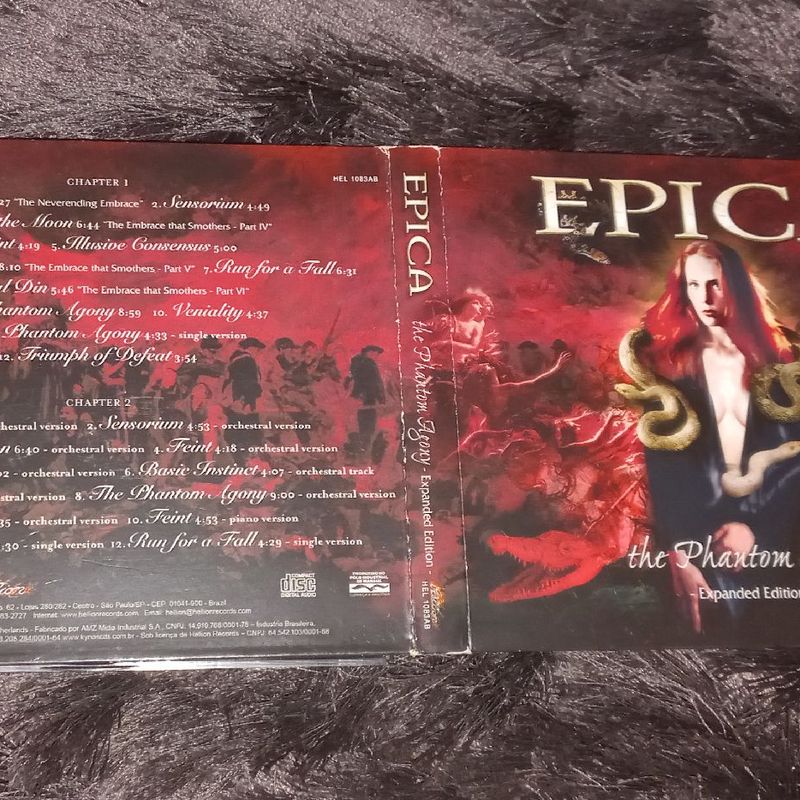 Epica CD まとめ Cd Duplo Epica - The Phantom Agony Expanded Edition | Cdlp Usado