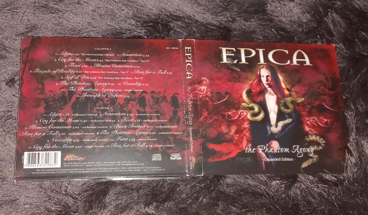 Cd Duplo Epica - The Phantom Agony Expanded Edition | Cdlp Usado