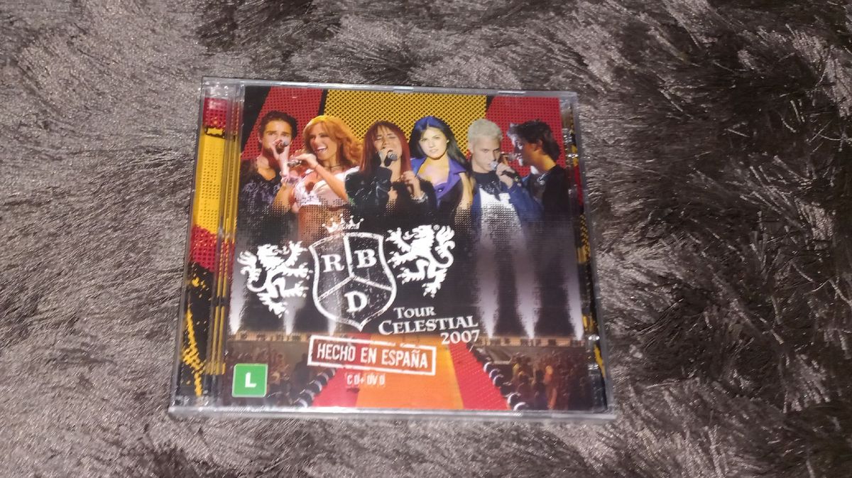 Cd + Dvd Lacrado Rbd - Tour Celestial 2007 Hecho En España ( Rebelde ...