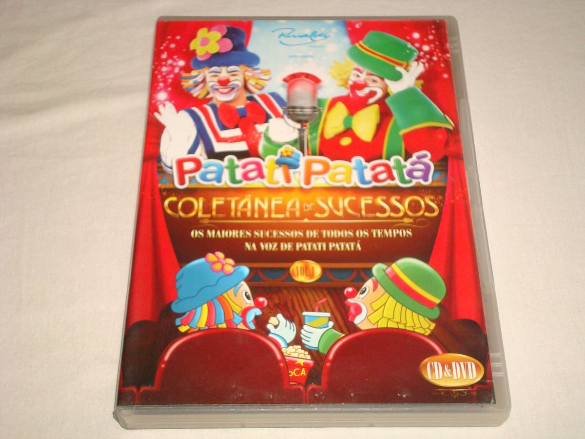 Cd + Dvd Patati Patatá Coletânea de Sucessos Cd Dvd Nacional e Original ...