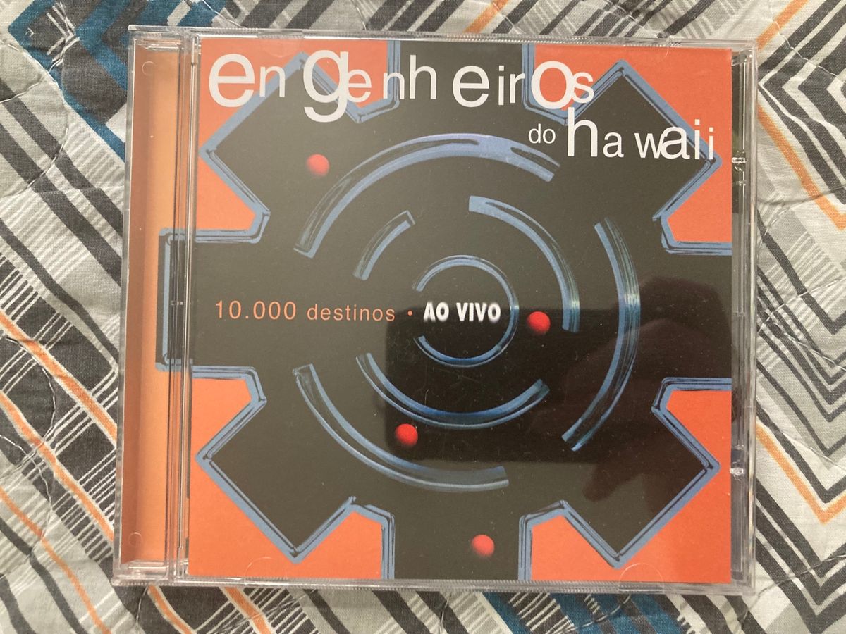 Cd Engenheiros do Hawaii 10.000 Destinos Ao Vivo Item de Música Engenheiros Do Hawaii Usado