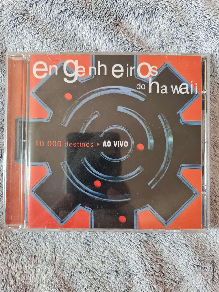 Cd Engenheiros do Hawaii 10.000 Destinos (ao Vivo) Item de Música Universal Music Usado