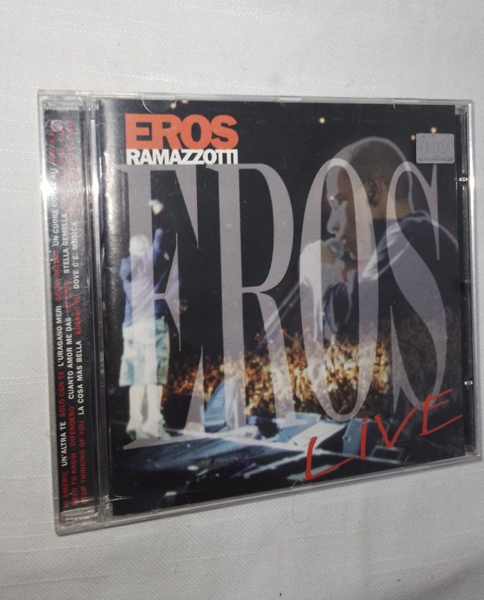 Cd Eros Ramazzotti Eros Live ( 21188 ) Item de Música Usado