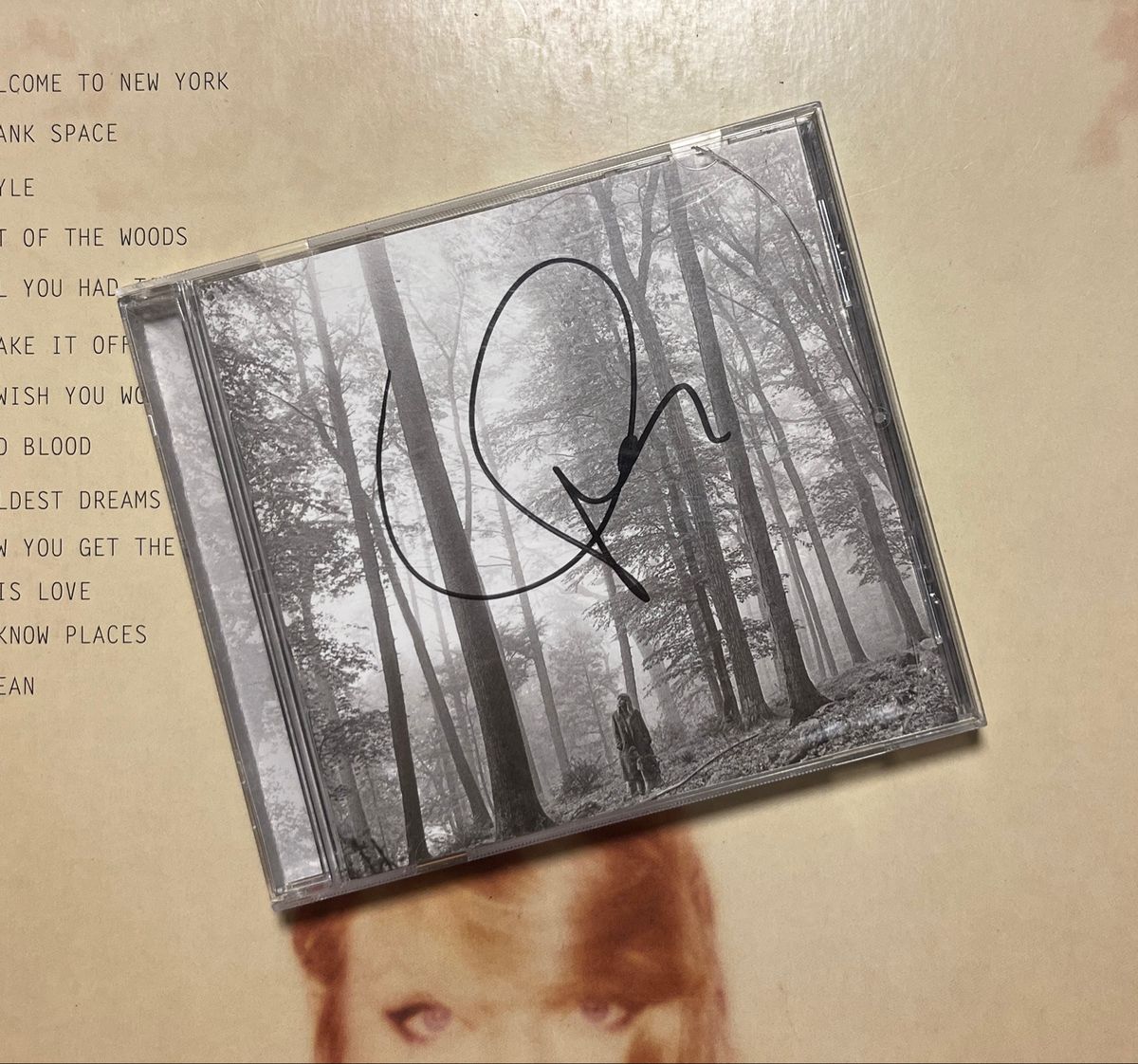 Cd Folklore Autografado - Taylor Swift | Taylor Swift Usado