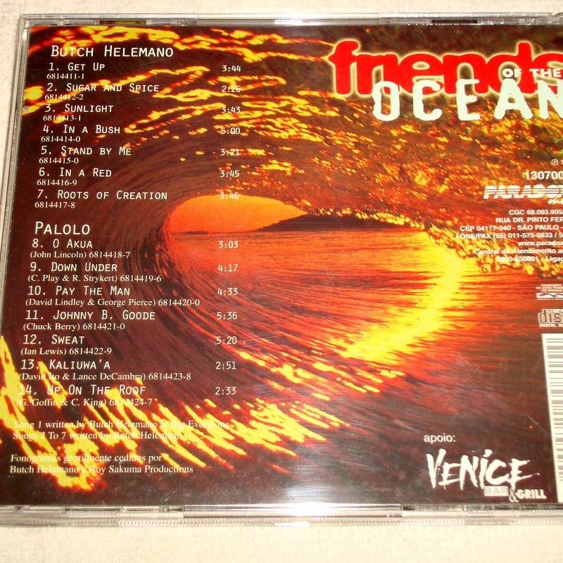 Cd Friends Of The Ocean Volume 2 Cd Nacional e Original | Paradoxx