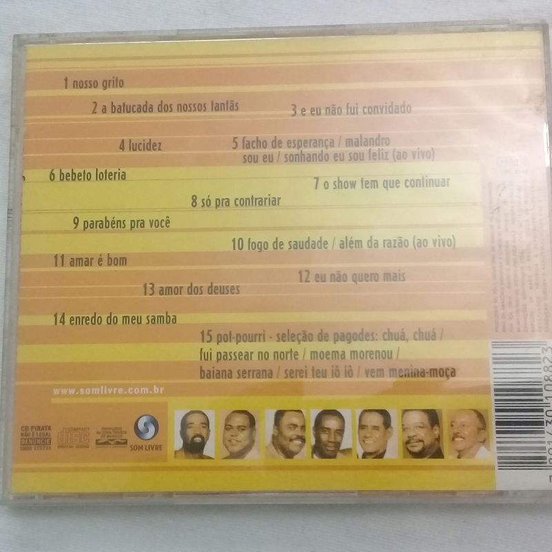 CD Fundo de Quintal – Nosso Grito - Colecionadores Discos - vários títulos  em Vinil, CD, Blu-ray e DVD