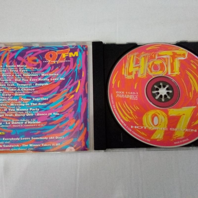Cd Hot 97 Hot Nine Seven Vol. 2 Cd Nacional e Original | Paradoxx