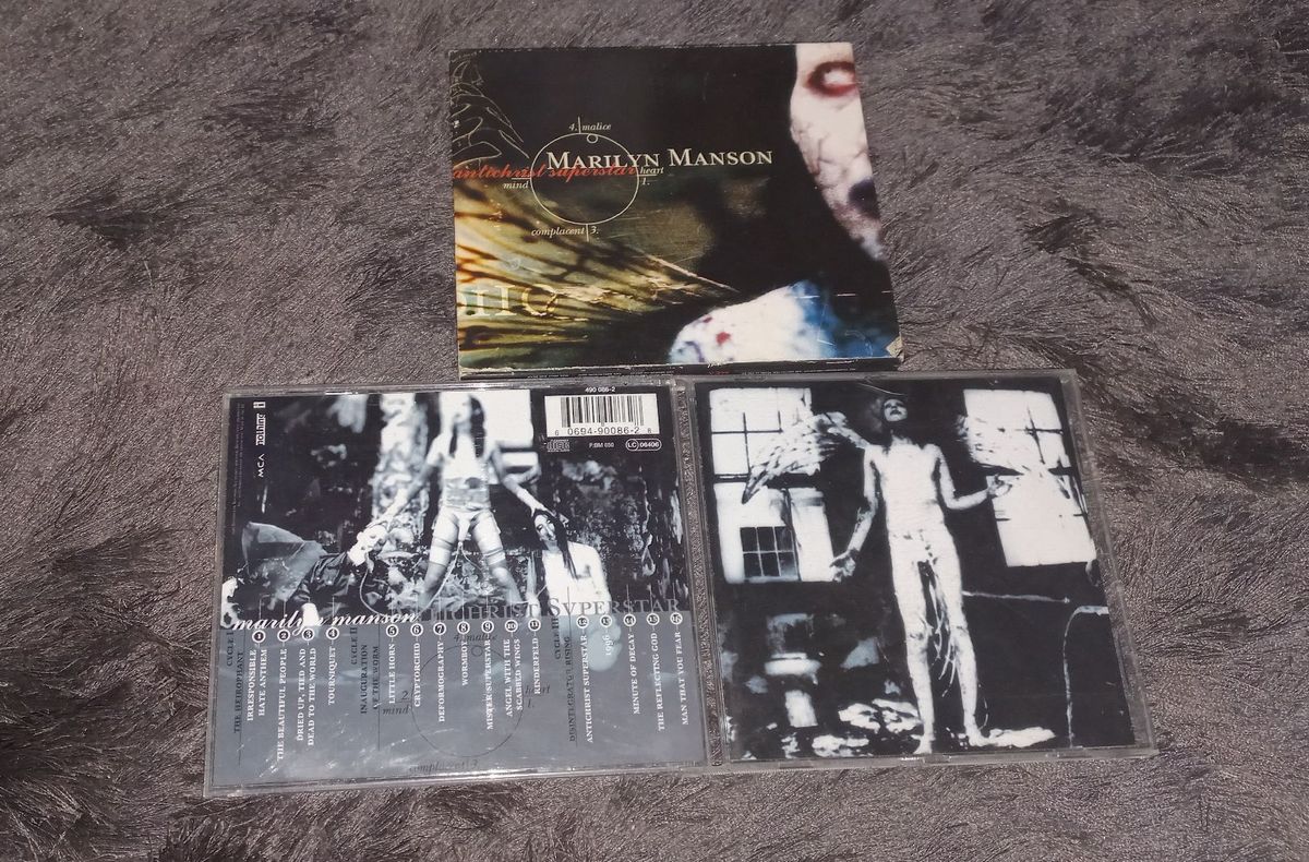 Cd Importado Marilyn Manson - Antichrist Superstar | Cdlp Usado