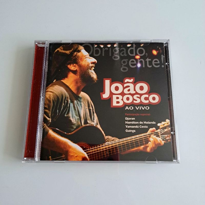 Cd João Bosco Ao Vivo - Obrigado Gente! | Universal Usado