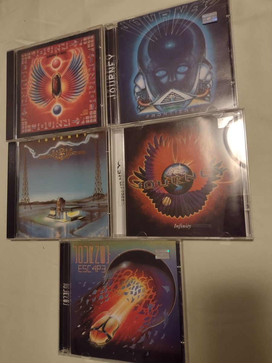 Cd Journey - Raised On Radio + 4 Cds Super Promoção Coleçao | Item de ...