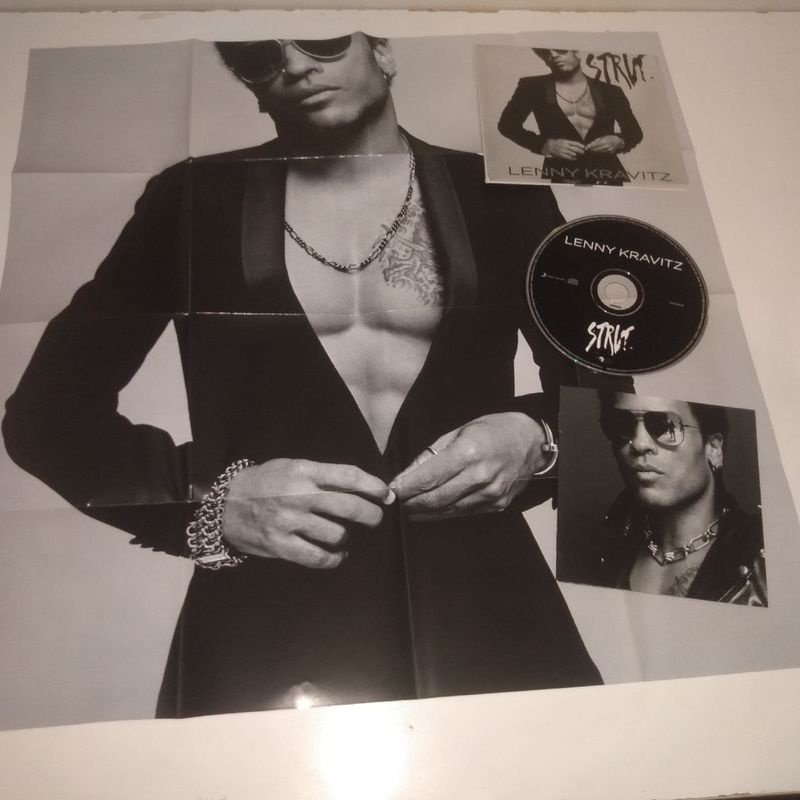 Cd Lenny Kravitz Strut Impecável com Poster Álbum Completo Com