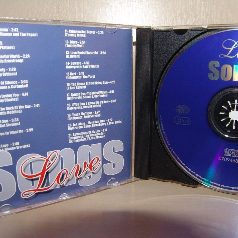 Cd Love Songs | Ouver Usado 108676241 | enjoei