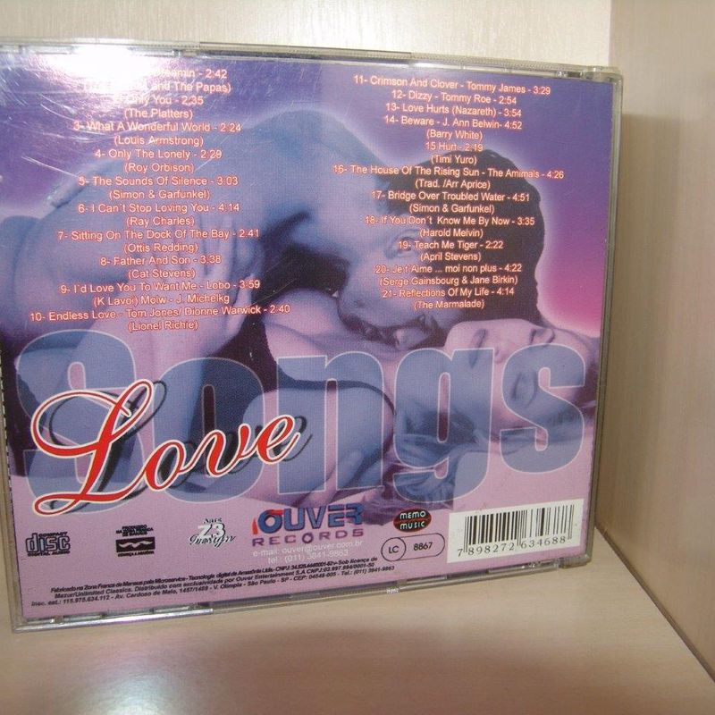 Cd Love Songs | Ouver Usado 108676241 | enjoei