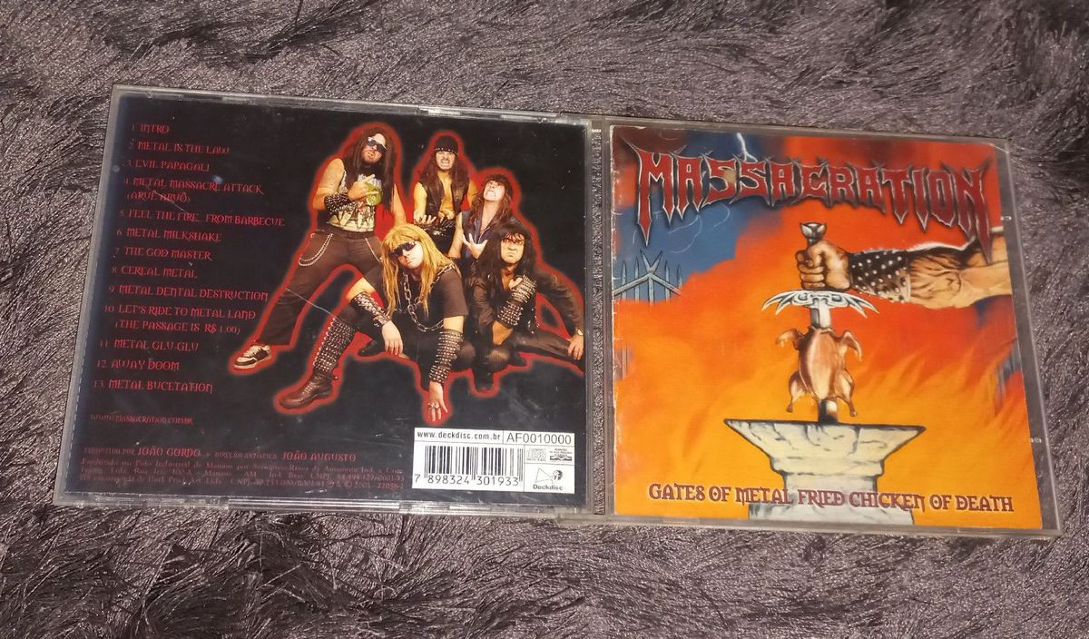 Cd Massacration Gates Of Metal Fried Chicken Of Death Item de Música Cdlp Usado 67275672