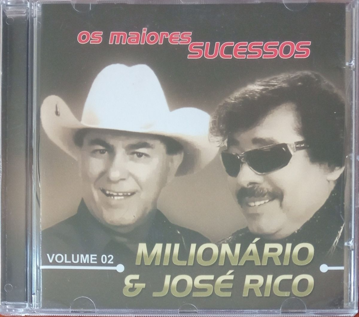 Cd Milionário E José Rico Volume 02 Os Maiores Sucessos | Item De ...