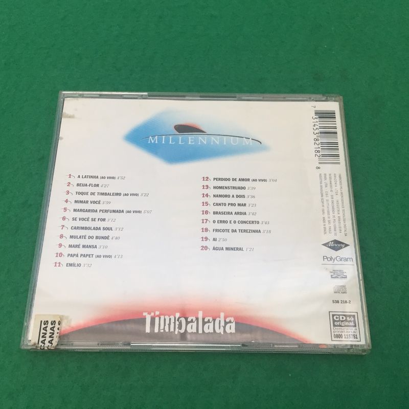 Cd Millennium - Timbalada | Item de Música Usado 35617190 | enjoei