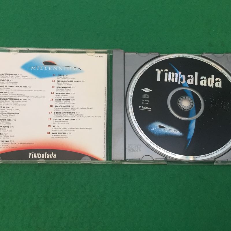 Cd Millennium - Timbalada | Item de Música Usado 35617190 | enjoei