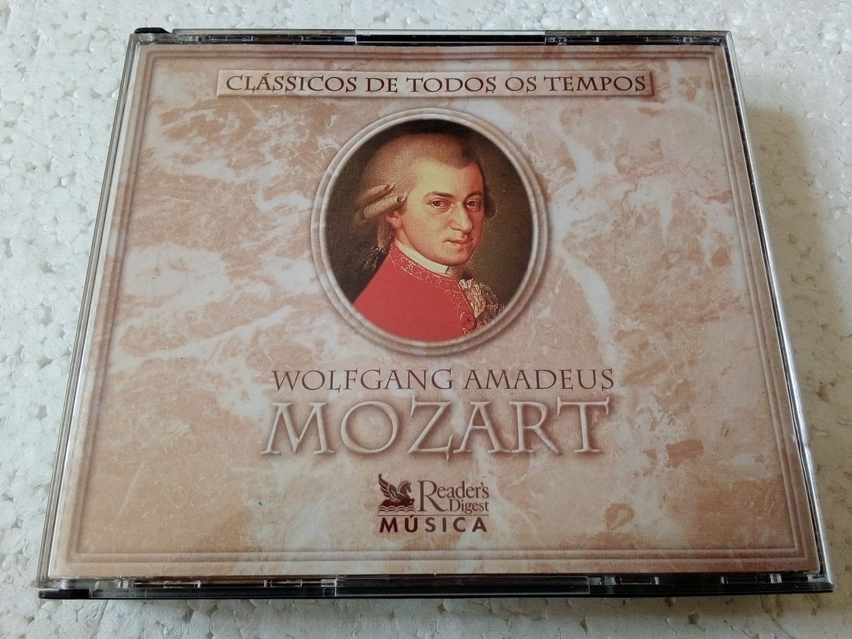 Cd Mozart Clássicos de Todos Os Tempos Cd Triplo Nacional e
