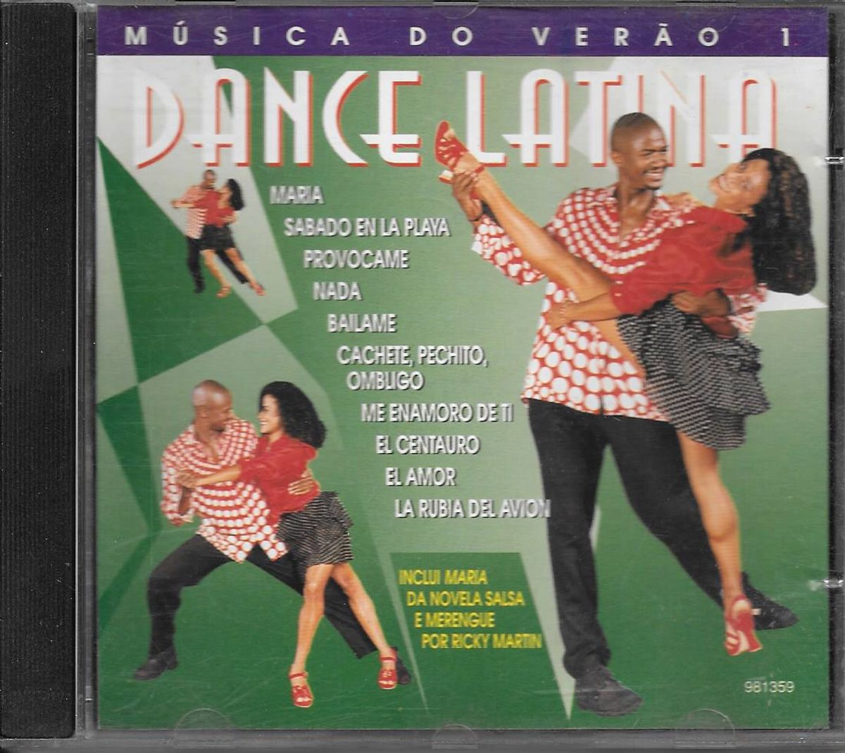 Cd Música do Verão Dance Latina (inclui Maria, da Novela Salsa