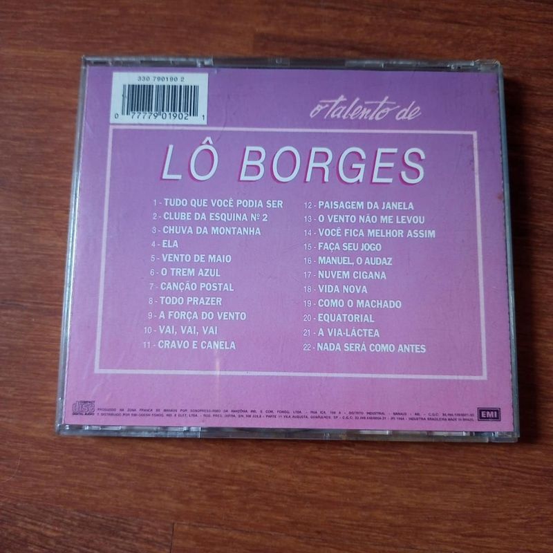 Cd O Talento de Lô Borges | Usado 109783950 | enjoei