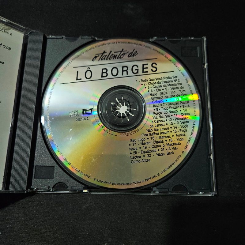 Cd O Talento de Lô Borges | Emi. Usado 110461043 | enjoei