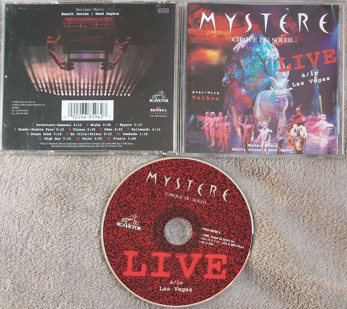 中古CD】Cirque Du Soleil ／ Mystere Live（シルクドソレイユ