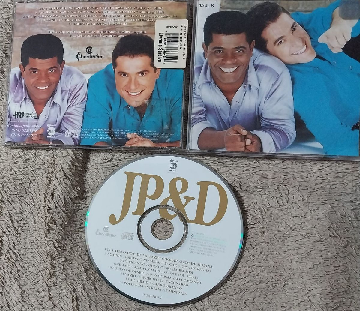 Cd Original João Paulo &Amp; Daniel Vol. 8 | Usado 86361758 | enjoei