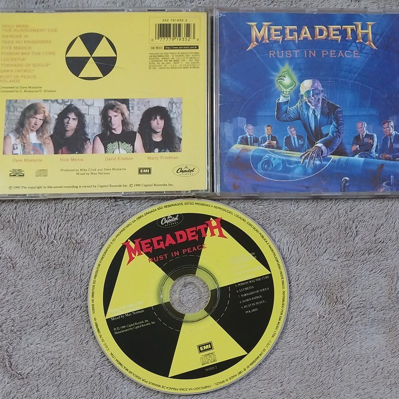 Megadeth - Rust In Peace CD (Brand New, Sealed) - Thrash Metal