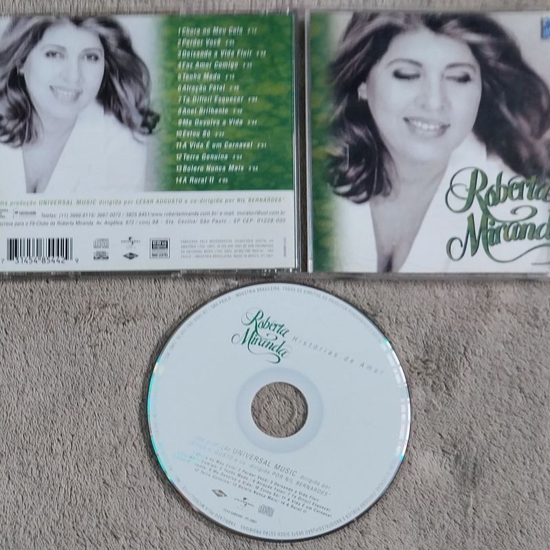 Cd Original Roberta Miranda Histórias de Amor | Item de Música ...