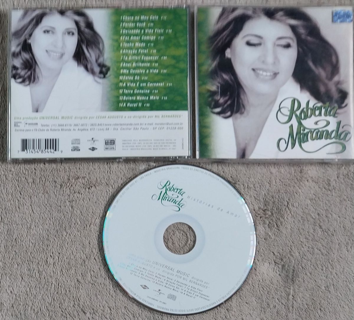 Cd Original Roberta Miranda Histórias de Amor | Usado
