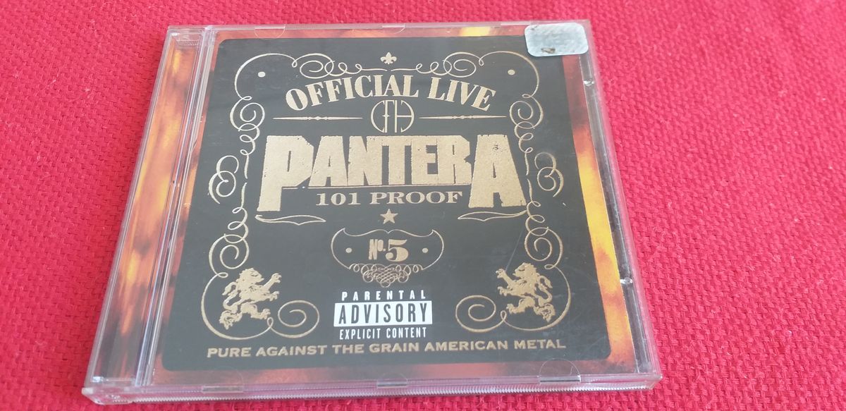 Cd - Pantera - Official Live: 101 Proof | Item de Música Pantera Cd ...