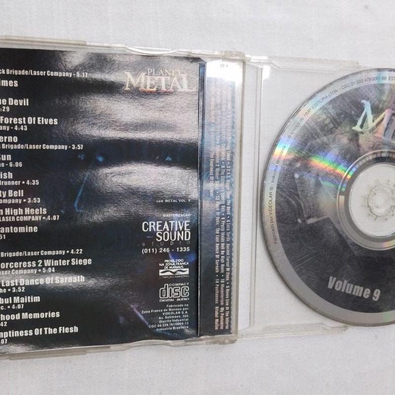 Cd Planet Metal - Volume 9 ( 22984 ) | Item de Música Usado