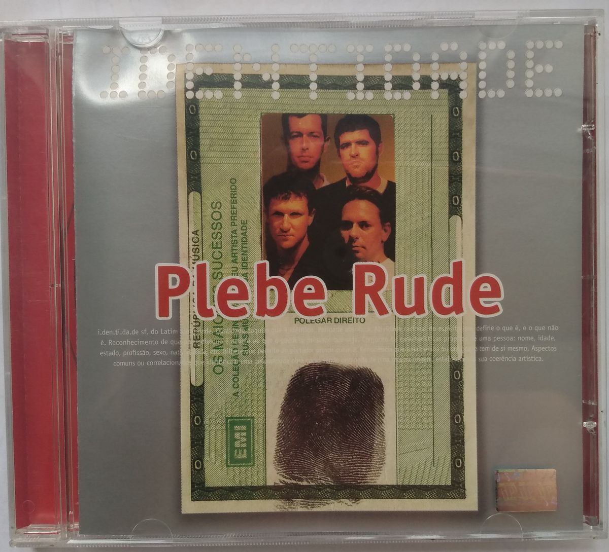 Cd - Plebe Rude - Identidade | Item de Música Usado 60996927 | enjoei