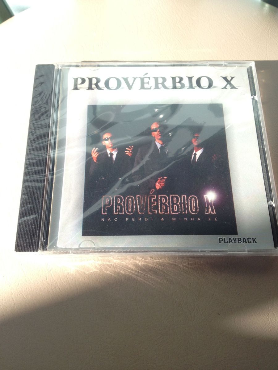 Cd Proverbio X Nao Perdi A Minha Fe Playback Rap Nacional Gospel Item De Musica Nunca Usado 16324072 Enjoei cd proverbio x nao perdi a minha fe playback rap nacional gospel