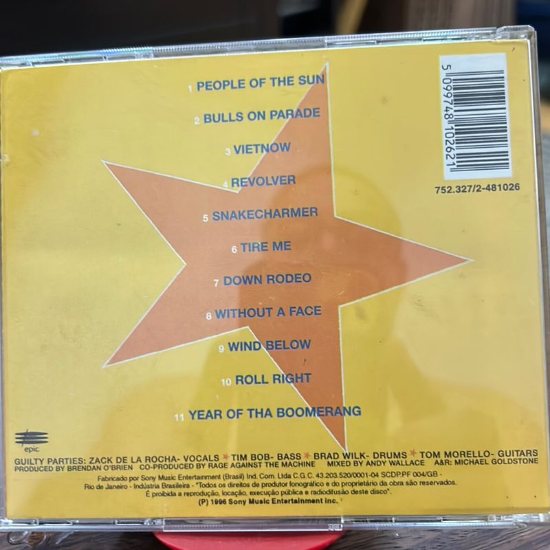 Cd Rage Against The Machine - Evil Empire | Sony Music Usado