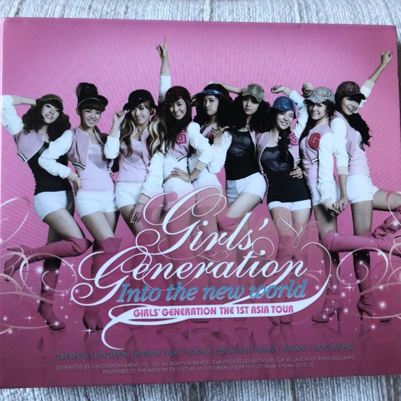 Cd Snsd Girls Generation The 1st Asia Tour Into The New World