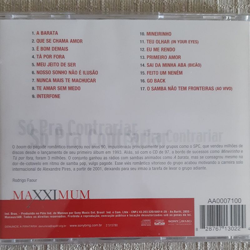 Só Pra Contrariar - Album by Só Pra Contrariar - Apple Music