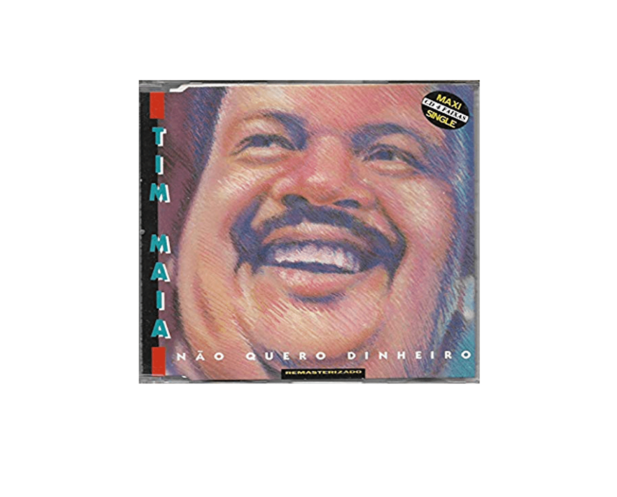 Cd Tim Maia Não Quero Dinheiro single Remasterizado Item de Música Polygram Usado