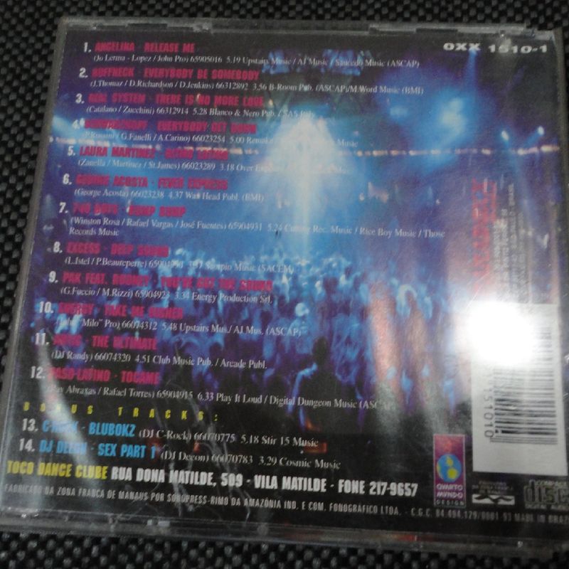 Cd Toco Dance Hits Vol.6, Item de Música Paradoxx Music Usado 77108072